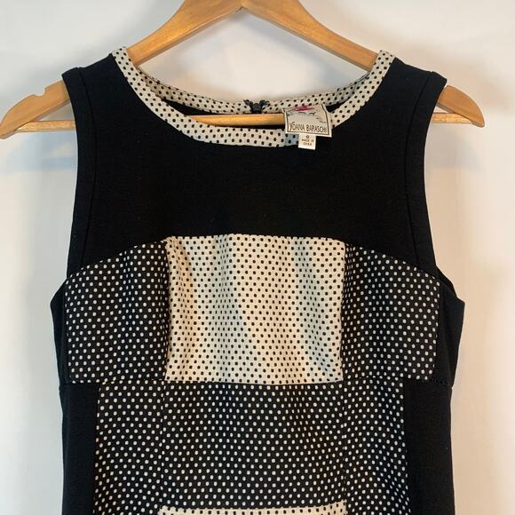 Anthropologie Yoana Baraschi Channeled Dots Column Shift Dress- 6 - Picture 5 of 11